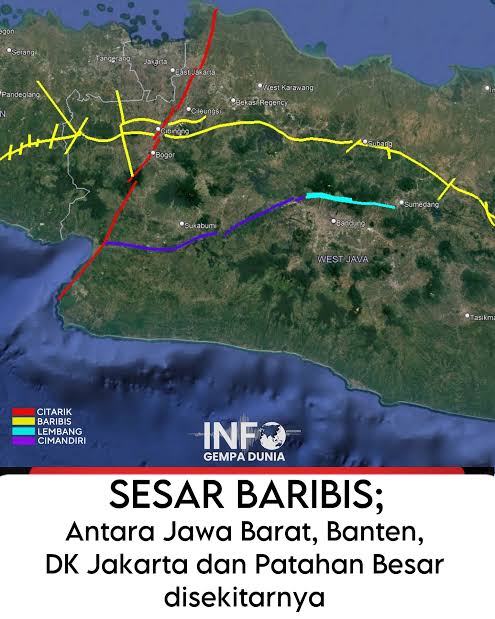 Gempa Magnitudo 4,9 Guncang Bekasi dan Sekitarnya, Terkait Aktivitas Sesar Baribis