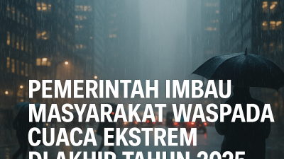 Pemerintah Imbau Masyarakat Waspada Cuaca Ekstrem di Akhir Tahun 2025