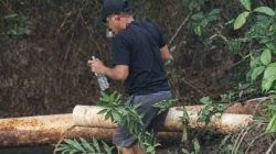 Air Berwarna Hitam: Masyarakat Desa Air Rapa Khawatir Limbah Pengolahan TBS PT Palmaris Cemari Sungai