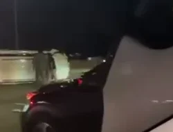 Ulah Pengemudi Fortuner Ugal-ugalan hingga Tabrakan di Tol Andara