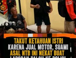 Gara-Gara Membuat Laporan Palsu Kehilangan Motor Pria Di Dompu NTB Ditangkap Polisi