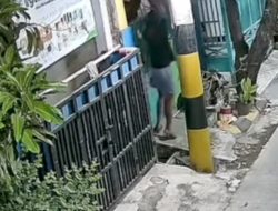 Aksi Pencurian Sepeda Di Cikarang Terekam CCTV