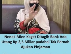 Seorang Nenek Mengaku Terkejut Mendapatkan Surat Peringatan Kredit Macet Dari Bank Padahal Tidak Merasa Pernah Berhutang