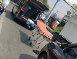 Lakalantas Di Jalan Gatot Subroto Fly Over SGC Cikarang Utara