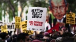 Aksi Unjuk Rasa Menolak Kedatangan Benjamin Netanyahu di New York Berujung Penangkapan