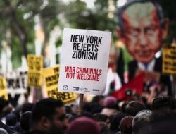 Aksi Unjuk Rasa Menolak Kedatangan Benjamin Netanyahu di New York Berujung Penangkapan