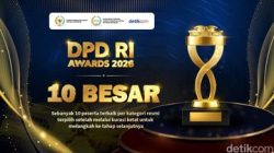 DPD RI Awards 2026 Umumkan 10 Besar Kandidat Terpilih per Kategori