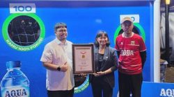 Kolaborasi Monumental AQUA dan La Grande Indonesia Pecahkan Rekor MURI Lewat Human Mural ‘BELIEVE’
