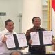 Gubernur DKI Jakarta Pramono Anung dan Wakil Ketua KPK Fitroh Rohcahyanto dalam Penandatanganan
