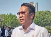 Menteri Hukum Supratman Andi Agtas di Kompleks Istana Kepresidenan