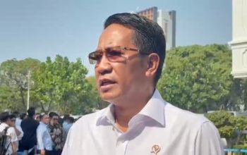 Menteri Hukum Supratman Andi Agtas di Kompleks Istana Kepresidenan
