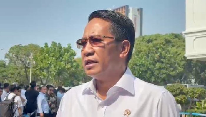 Menteri Hukum Supratman Andi Agtas di Kompleks Istana Kepresidenan