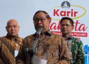 Gubernur DKI Jakarta Pramono Anung Menyampaikan Keterangan Terkait Koridor 9 Transjakarta