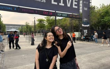 Suasana Konser Kanye West atau YE di Gelora Bung Karno