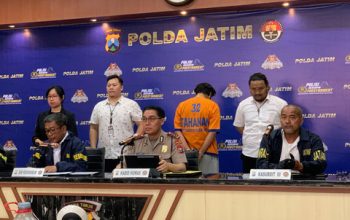 Ditreskrimum Polda Jatim Gelar Konferensi Pers Kasus Pembunuhan Wanita Bernama Dini Hardiyanti (30)