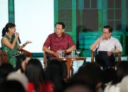 Gustika Hatta, Ahok dan Tom Lembong dalam Diskusi Memperingati Sumpah Pemuda di DPP PDIP