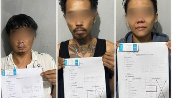 Polsek Metro Tamansari Menangkap Tiga Pelaku Pengedar Narkoba di Tanah Sereal