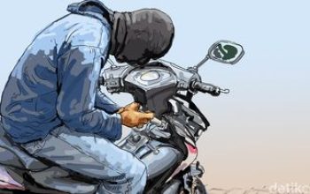 Maling Gagal Mencuri Motor Setelah Ketahuan Warga di Cibitung