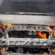 Mobil Jeep Terbakar di Parkiran Mal Kebayoran Lama, Diduga Akibat Kebocoran Selang Bensin